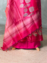 Tusser unstitched salwar set: PBRUS39