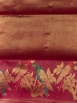 Rani Pink Tissue Kanchipuram saree- PBRIDEK4