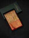Maroon Red Tissue Kanchipuram saree- PBRIDEK7B