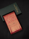 Rani pink Tissue Kanchipuram saree- PBRIDEK9A