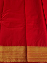 Red Semi kanchipuram silk saree- PSSRN3
