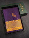 Violet Semi kanchipuram silk saree- PSSRN4