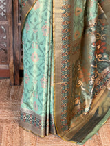 Soft Tissue pochampalli silk Saree - PBRKIV3C