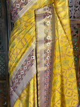 Soft Tissue pochampalli silk Saree - PBRKIV3A