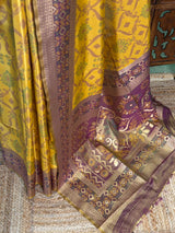 Soft Tissue pochampalli silk Saree - PBRKIV3A