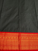 Bottle green and Red Semi kanchipuram silk saree- PSSRN40