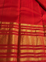 Red Pure Vintage Kanchipuram Silk saree - PPUREN21