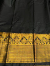 Green and Gold Semi Kanchipuram Silk Saree PSSRN44