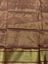 Offwhite and gold chanderi silk cotton saree -MPS48