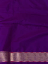 Violet pure katan Banarasi silk saree - PBRKATAN9