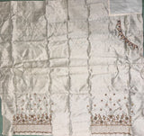 Sandal Pure Raw Silk Saree - PBRRAW6