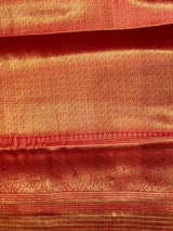 Red Tissue Kanchipuram saree- PBRIDEK22