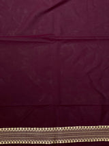 Deep Burgundy katan Banarasi silk saree - PRAZ9E