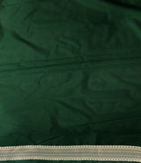 Dark Green katan Banarasi silk saree - PRAZ9B