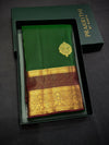 Green and Maroon Pure Vintage Kanchipuram Silk saree - PPUREN28