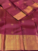 Purple Pure Vintage Kanchipuram Silk saree - PPUREN32