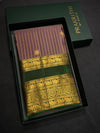 Lavender and Green Pure Vintage Kanchipuram Silk saree - PPUREN36