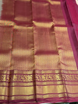 Pink and Maroon Pure Vintage Kanchipuram Silk saree - PPUREN39