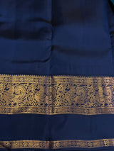 Blue Pure Vintage Kanchipuram Silk saree - PPUREN40