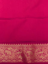 Peacock Blue silk Saree - PBRKIV5A