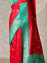 Red silk Saree - PBRKIV5B
