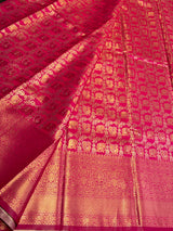 Rani Pink Tissue Kanchipuram saree- PBRIDEK27