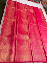 Rani Pink Tissue Kanchipuram saree- PBRIDEK27