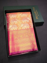 Magenta Tissue Kanchipuram saree- PBRIDEK28A