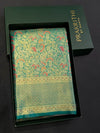Peacock Green Tissue Kanchipuram saree- PBRIDEK29B