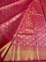 Rani Pink Tissue Kanchipuram saree- PBRIDEK30