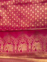 Rani Pink Tissue Kanchipuram saree- PBRIDEK30