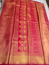 Rani Pink Tissue Kanchipuram saree- PBRIDEK30