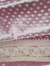 Pastal Pink Tissue Kanchipuram saree- PBRIDEK23DD