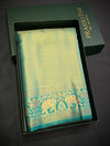 Peacock Green Tissue Kanchipuram saree- PBRIDEK17AA