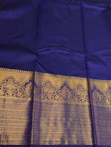 Dark Blue Semi Kanchipuram Silk Saree PSSRN51