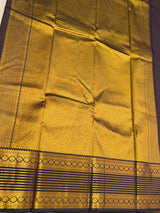 Brown Semi Kanchipuram Silk Saree - PSSRN56
