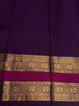 Pink andpurple Semi Kanchipuram Silk Saree - PSSRN62