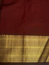 Onion pink and brownSemi Kanchipuram Silk Saree - PSSRN63