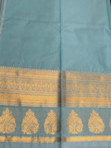 Pastal Blue Semi Kanchipuram Silk Saree - PSSRN64