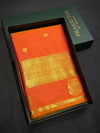 Orange Semi Kanchipuram Silk Saree - PSSRN67