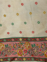 Sandal Pashmina silk Saree - PBRMM7B