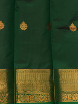 Violet and Green semi kanchipuram soft silk saree - PSSN209