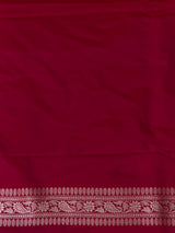 Red Premium katan Banarasi silk saree - PRAZ15B