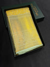Pastal Blue and gold Pure Tissue Kanchipuram Silk saree - PPURE135