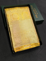 Gold Pure tissue Kanchipuram Silk saree - PPURE140