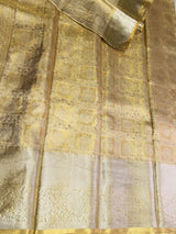 Gold Pure tissue Kanchipuram Silk saree - PPURE140