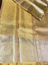 Gold Pure tissue Kanchipuram Silk saree - PPURE141