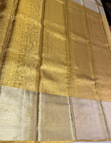 Gold Pure tissue Kanchipuram Silk saree - PPURE141