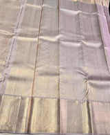 Pastal lavender Pure Kanchipuram Silk saree - PPURE149
