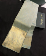 Pastal Blue Pure Kanchipuram Silk saree - PPURE150